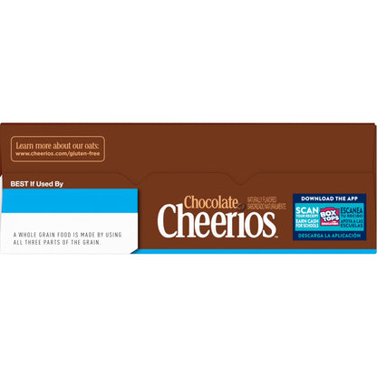 Chocolate Cheerios, Heart Healthy Gluten Free Breakfast Cereal, Family Size, 19.2 oz