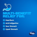 Tums Ultra Strength Heartburn Relief Chewable Antacid Tablets, Fruit, 72 Count