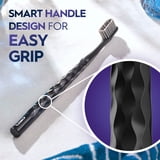 (4 pack) Oral-B Toothbrush Pro Whitening Brilliance, Extra Soft, Black, 1 Count