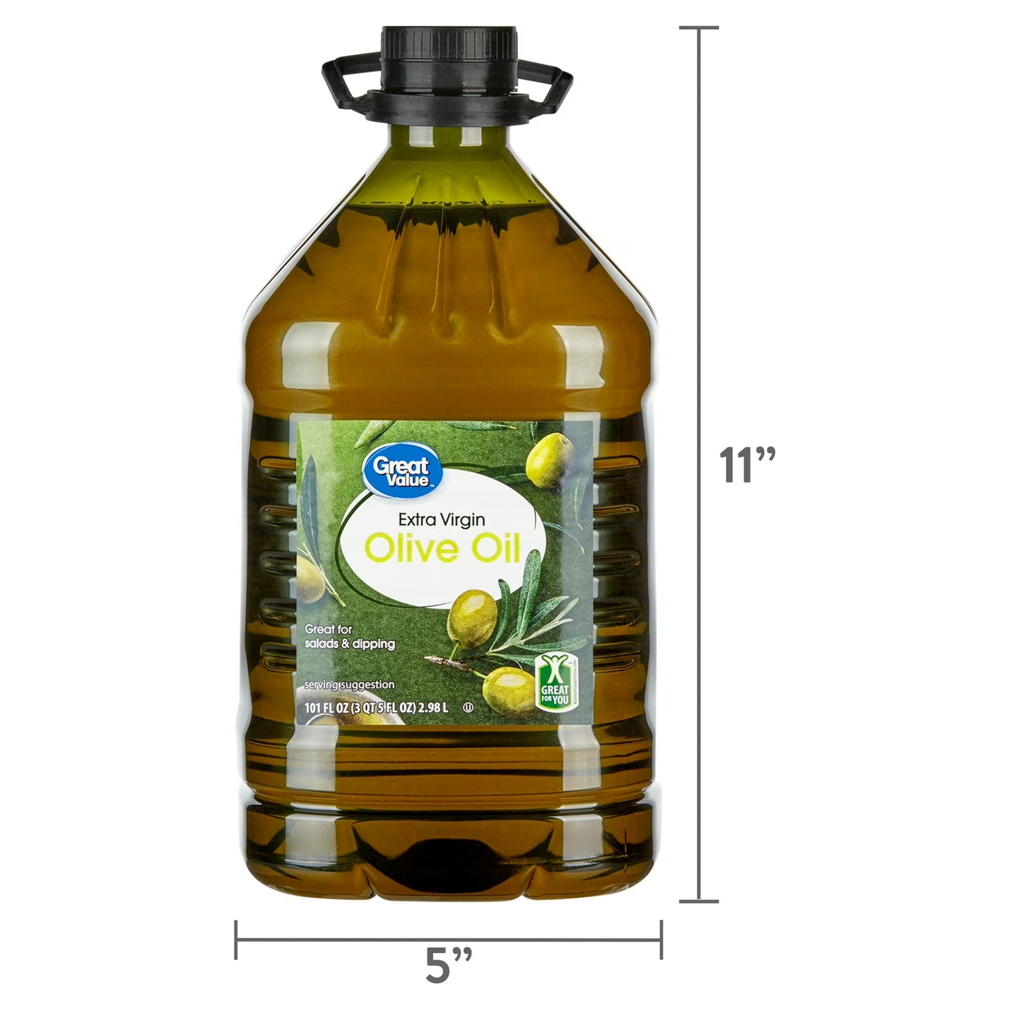 Great Value Extra Virgin Olive Oil, 101 fl oz