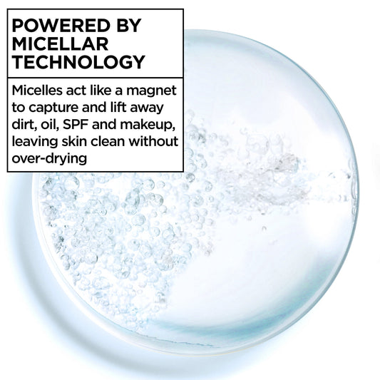 Garnier SkinActive Micellar Cleansing Water All in 1 Waterproof Makeup Remover, Face Cleanser, 13.5 fl oz
