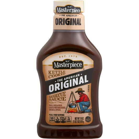 KC Masterpiece Original Barbecue Sauce, 18 fl oz Bottle