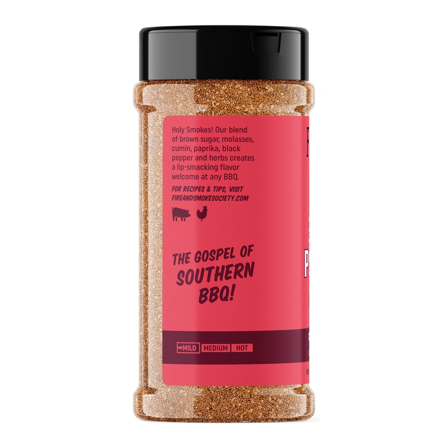 Fire & Smoke Society Sweet Preacher BBQ Seasoning Pork Rub, 11.9 Ounce Mixed Spices & Seasonings