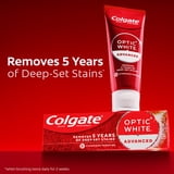 (2 pack) Colgate Optic White Advanced Sparkling White Toothpaste, Mint, 2 Pack, 4.5 OZ