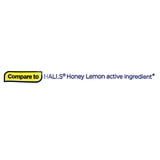 Equate Sore Throat and Cough Relief Menthol Cough Drops, Honey Lemon Flavor, 30 Count, Compare to HALLS Honey Lemon Active Ingredient
