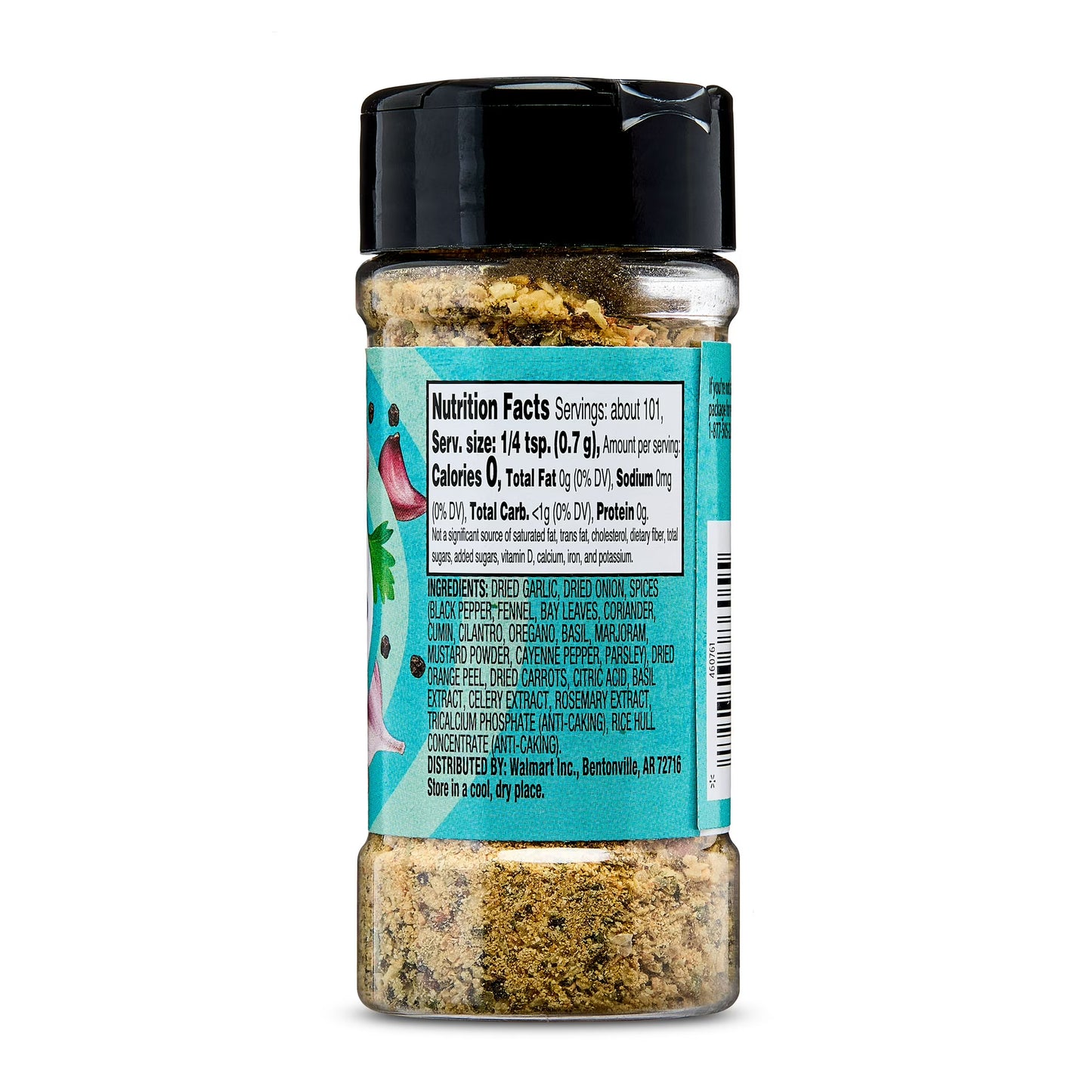 Great Value Salt-Free Garlic & Herb Seasoning Blend, 2.5 oz