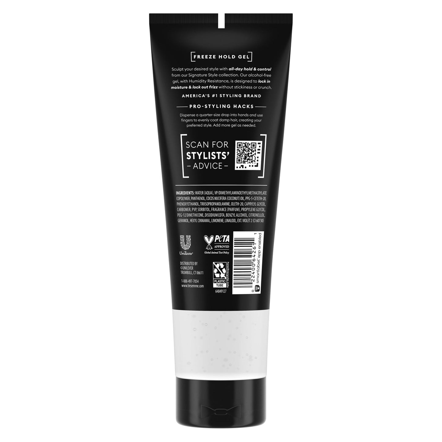 TRESemmé Mega Control Alcohol-Free Hair Gel For Frizz Control With Coconut Oil ,9 oz