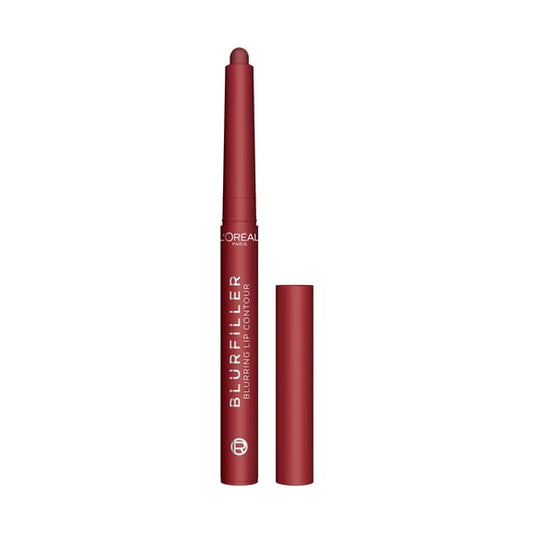 L'Oreal Paris Blurfiller Blurring Lip Contour Lip Liner, Bordeaux Bisous, 0.21 oz