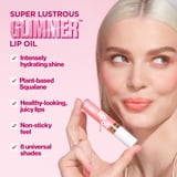 Revlon Super Lustrous Glimmer Nourishing Lip Oil, 005 Vio-lit, 0.13 fl oz