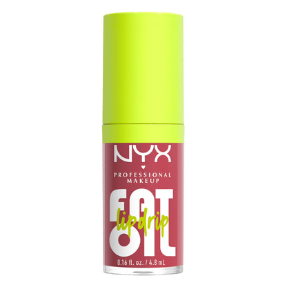 NYX Professional Makeup Fat Oil Lip Drip Hydrating Lip Gloss with Oil Blend, Chillin Like a Villain, 0.16 fl oz