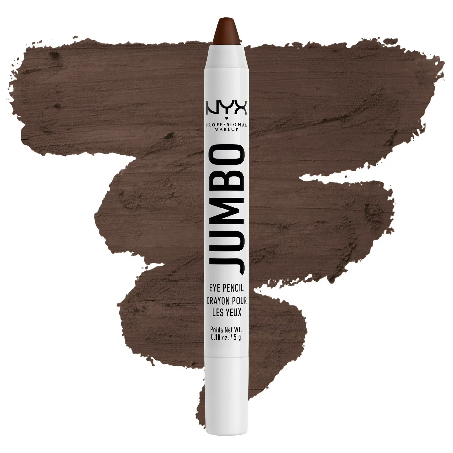 NYX Professional Makeup Jumbo Eye Pencil, All-in-one Eyeshadow and Eyeliner Multi-stick, Frappe, 0.18 oz