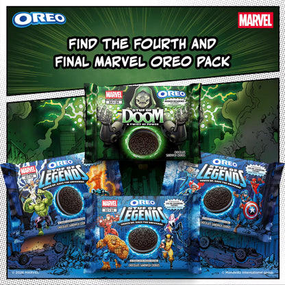 MARVEL OREO Stuf of Doom Chocolate Sandwich Cookies, Special Edition, 10.68 oz