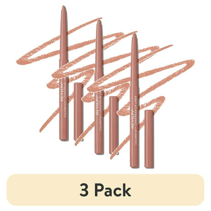 (3 pack) Revlon ColorStay Longwear Lip Liner Pencil, 685 Natural, 0.01 oz