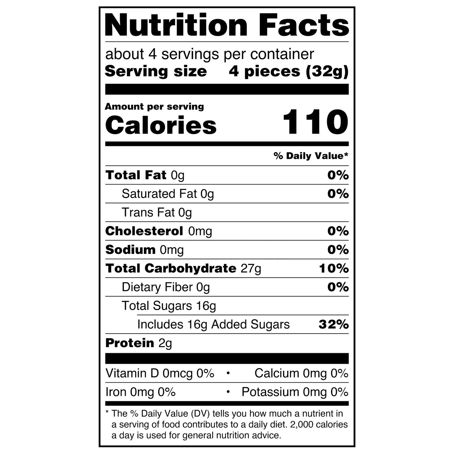 Great Value Peach Rings Chewy Candy, 4 oz
