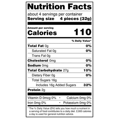 Great Value Peach Rings Chewy Candy, 4 oz