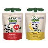 GoGo squeeZ Low Fat Yogurtz Strawberry and Banana Yogurt Snack Pouches, 3 oz (16 Pack)