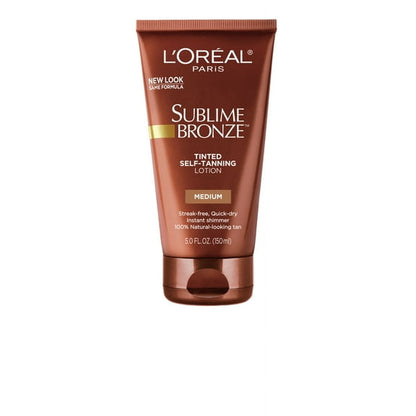 L'Oreal Paris Sublime Bronze Tinted Self-Tanning Lotion for Face, Medium, 5 fl oz