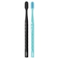 Oral-B Toothbrush Pro Whitening Brilliance, Extra Soft, Black and Teal, 2 Count