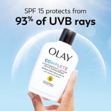 Olay Face Moisturizer with SPF 15, Complete Face Lotion with Sun Protection, 6.0 oz