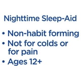 Equate Alcohol-Free Nighttime Sleep Aid Diphenhydramine 50 mg Liquid, Berry Flavor,12 fl oz , Compare to VICKS ZzzQuil Nighttime Sleep-Aid Active Ingredient