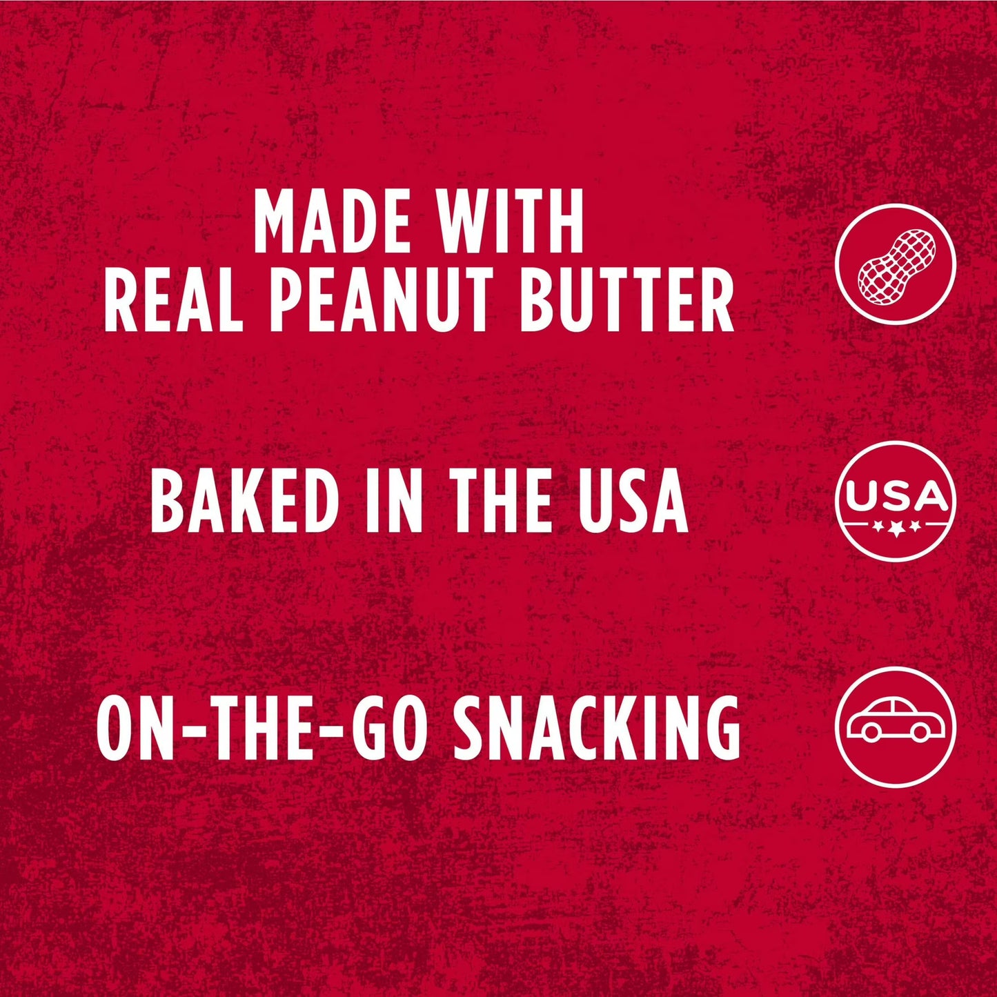Austin Peanut Butter on Cheese Sandwich Crackers, Single Serve Snack Crackers, 20 Count