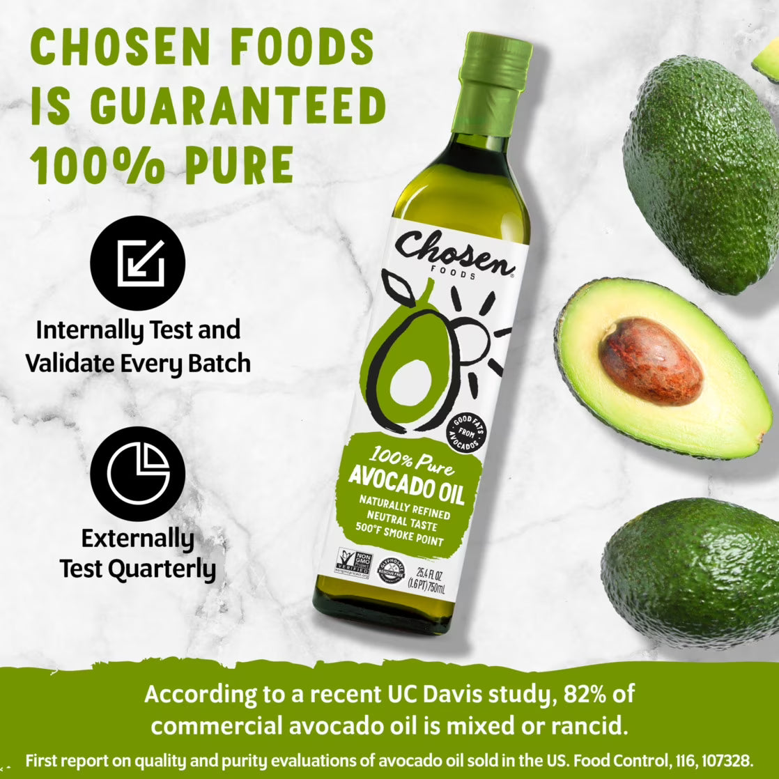 Chosen Foods 100% Pure Avocado Oil 25.4 fl oz