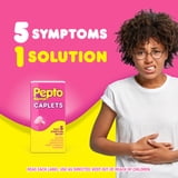 Pepto Bismol Caplets, Upset Stomach Relief, Stomach Relief, Anti-Diarrheal, 40 Count