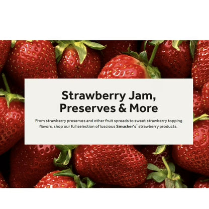Smucker's Strawberry Jelly, 30 Count, 1/2 oz Cups – Back to School, Lunchbox Snacks, Kids Favorite, Single-Serve, Portion Control, Breakfast, Shelf-Stable, No Refrigeration