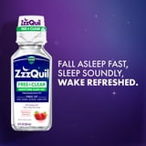 (3 pack) ZzzQuil Liquid Sleep Aid, FREE & CLEAR, Strawberry Flavored, 12 fl oz