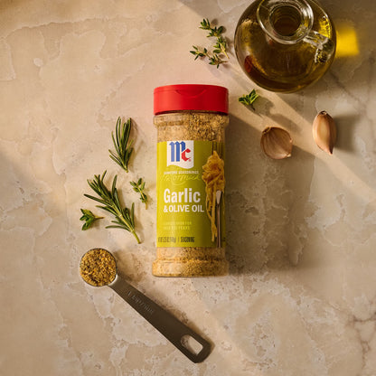 McCormick Garlic and Olive Oil Seasoning Blend, 5.25 oz Bottle