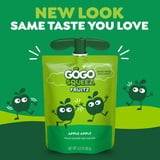 GoGo squeeZ No Sugar Added Apple & Gimme 5 Applesauce & Fruit Puree Variety, 3.2 oz (10 Pack)