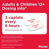 Tylenol Extra Strength Caplets, Fast, Strong Pain Relief, Acetaminophen 500 mg, 100 Count