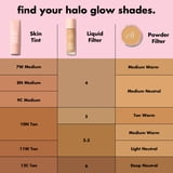 e.l.f. Halo Glow Liquid Filter, 6 Tan/Deep, 1.06 fl oz
