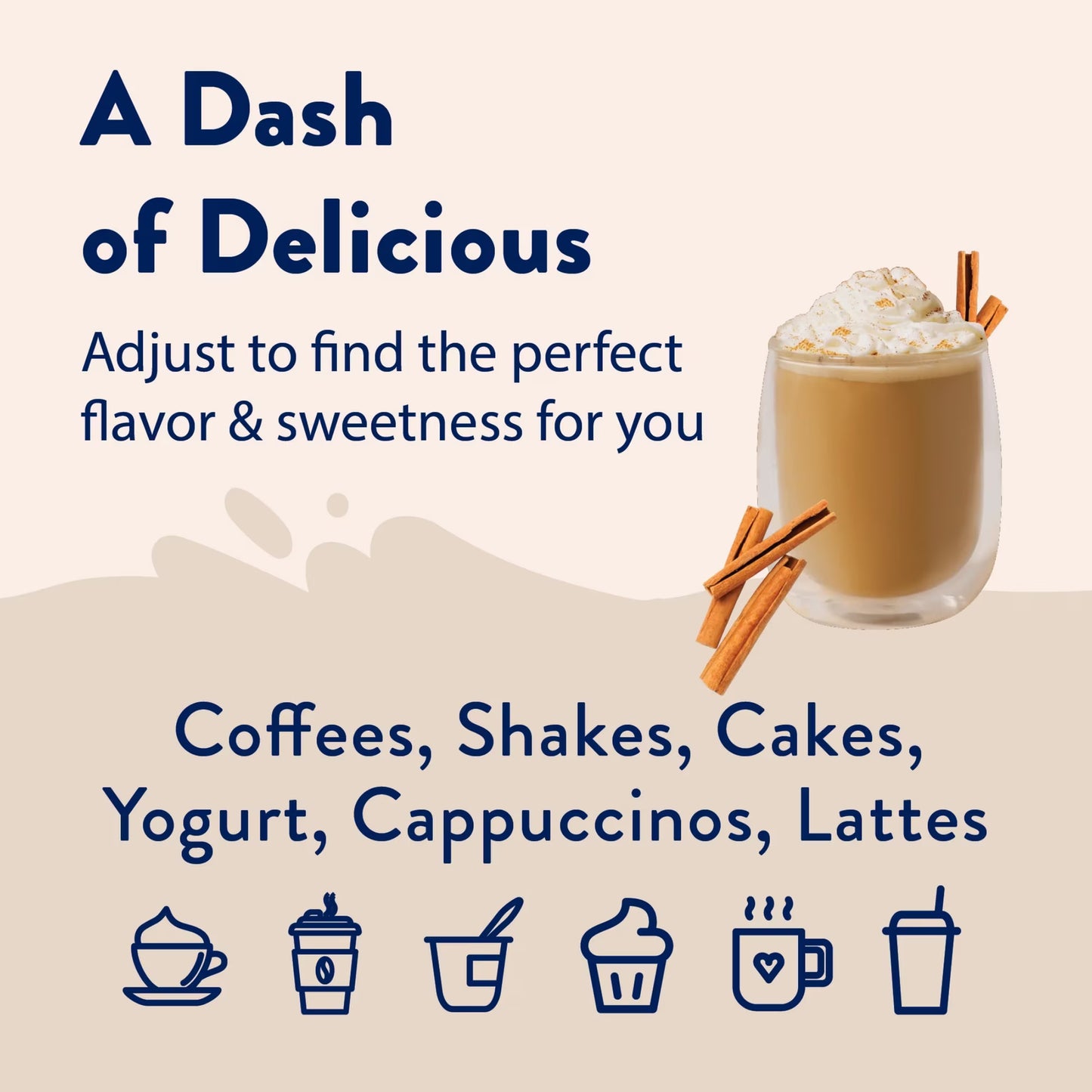 Jordan's Skinny Mixes Naturally Sweetened Cinnamon Dolce Syrup, 375 mL