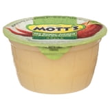 Mott's No Sugar Added Applesauce, 3.9 Ounce Cups, 18 Count