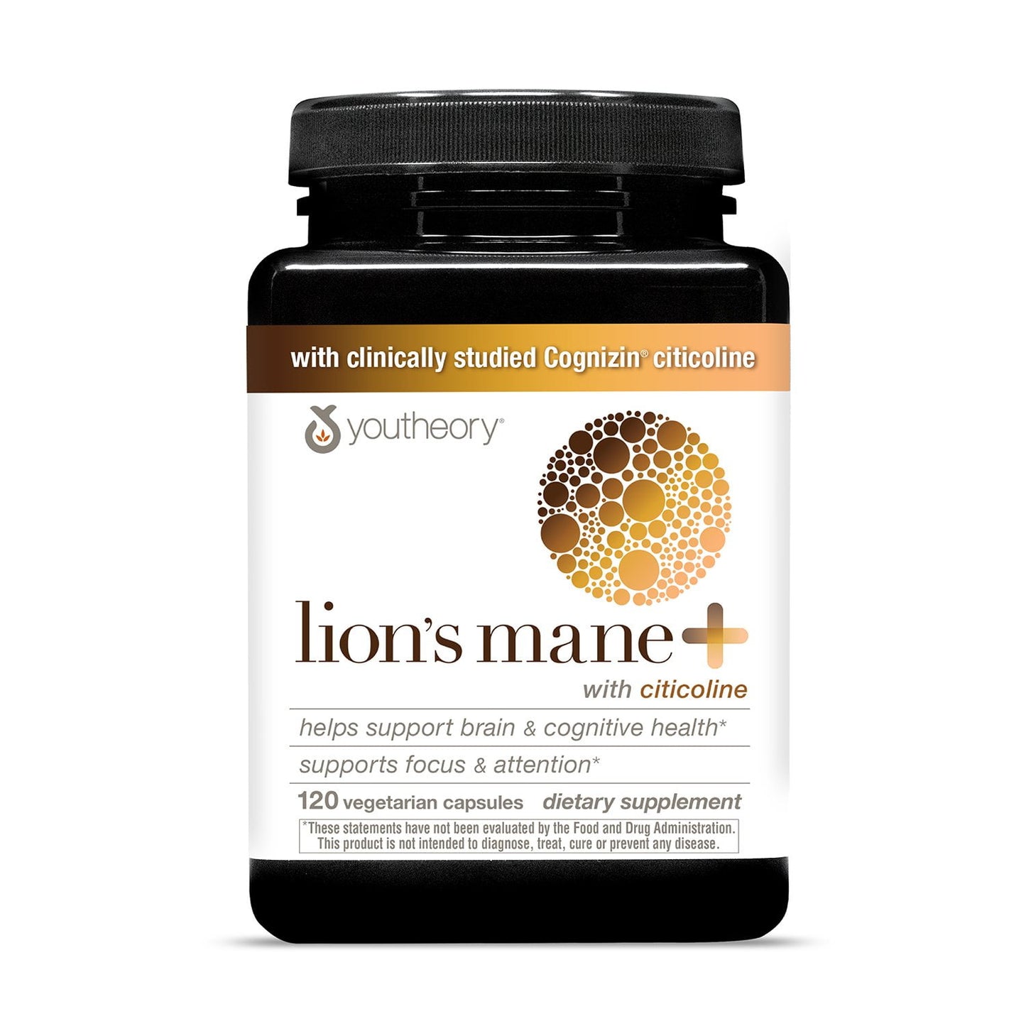 Youtheory Lion's Mane + Capsules, 120 ct.