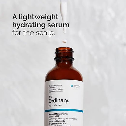 The Ordinary Hair Care Natural Moisturizing Factors + Hyaluronic Acid, Lightweight Hydrating Scalp Serum with Hyaluronic Acid and Squalane, 2 Fl Oz