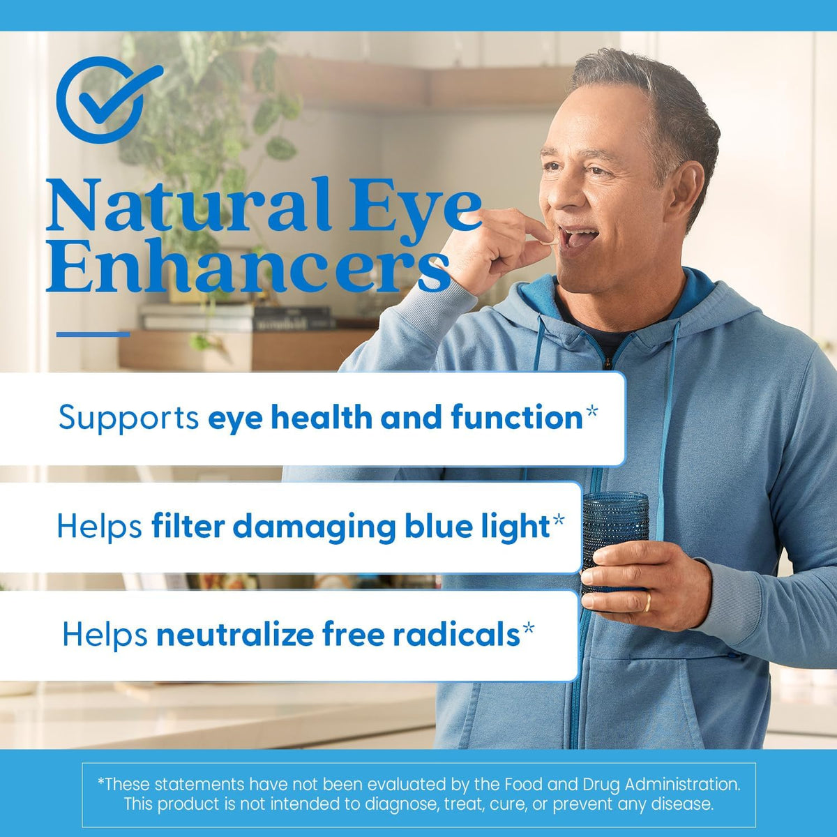 Doctor's Best Natural Vision Enhancers for Men & Women Non-GMO, 60 Softgels
