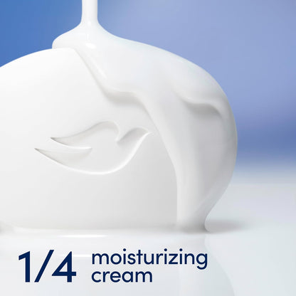 Dove Beauty Bar Soap Original, Pack of 24 for Soft, Smooth Skin, with 1/4 Moisturizing Cream 3.75 oz