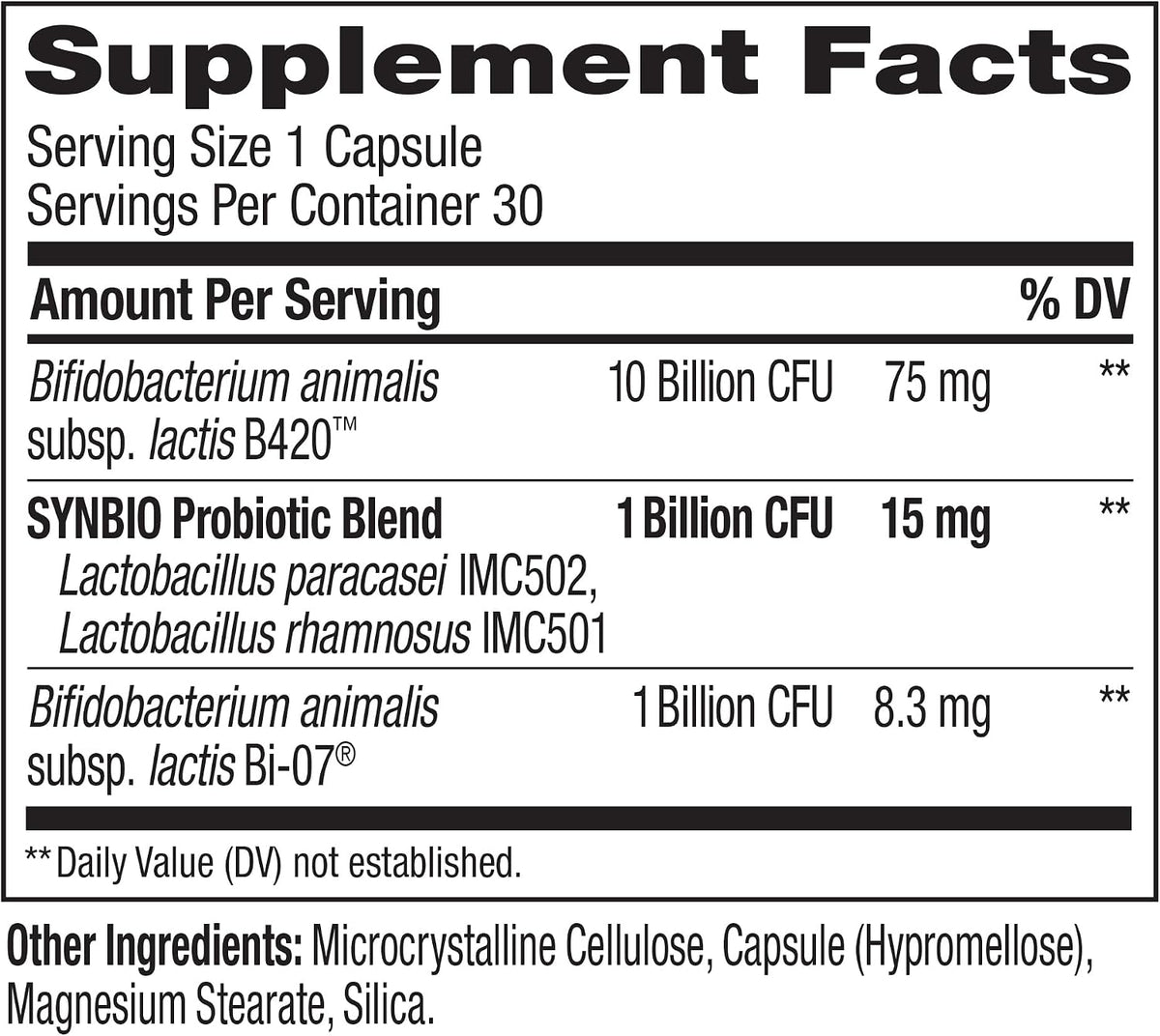 OLLY Precise Probiotics Metabolism Support Supplement, Supports Your Microbiome, Digestive & Immune Systems and Your Healthy Metabolism*, Clinically Studied Strains, 30 Count