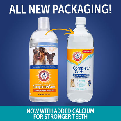 Arm & Hammer Complete Care Dog Dental Water Additive, 35 Fl Oz