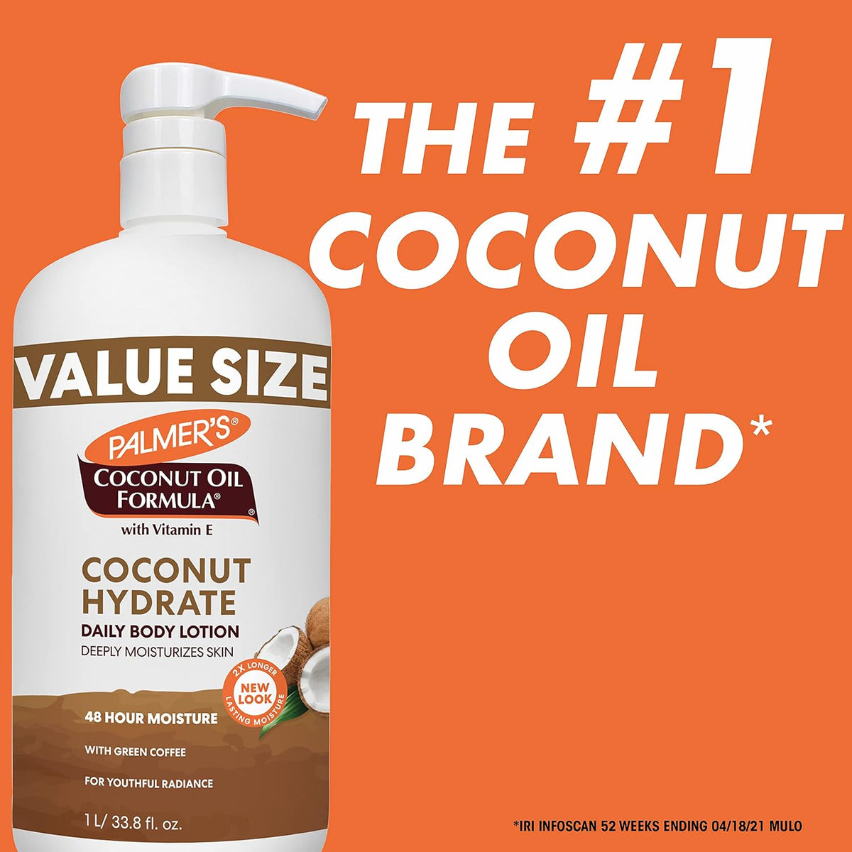 Palmer's Coconut Oil Formula Body Lotion for Dry Skin (33.8 Fl Oz)