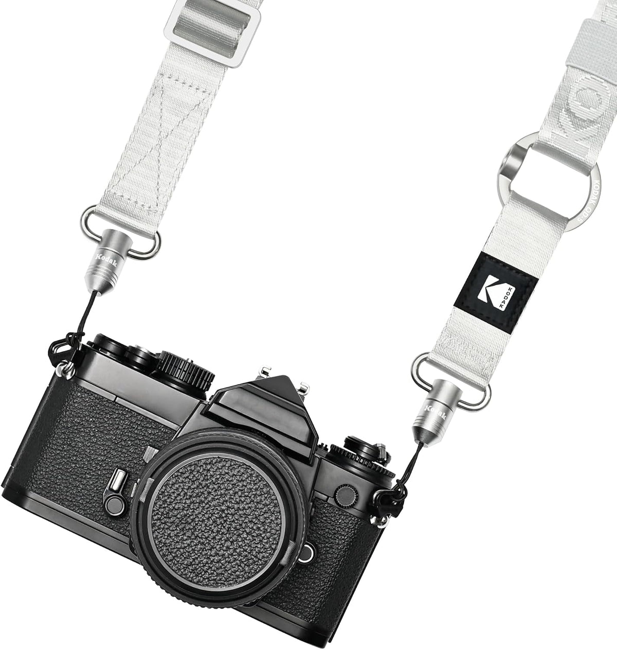 KODAK Multi-Purpose Camera Strap (Silver) - Quick-Detach System, Lightweight, Durable Metal Swivels, Multiple Usages, SLR Cameras, Compact Cameras, Smart Phones