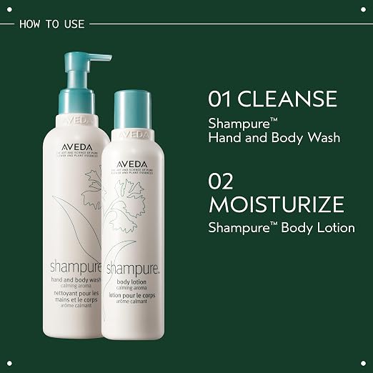 Aveda Shampure Body Lotion | With Certified Organic Olive Oil | With Calming Aroma Of Lavender, Ylang Ylang, Petitgrain