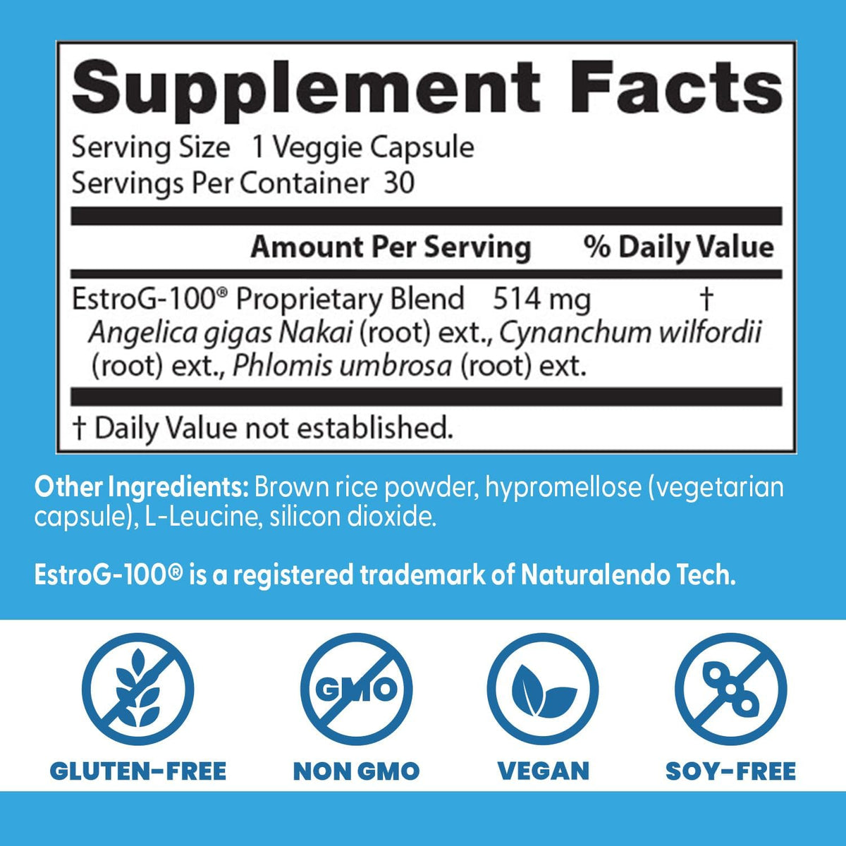 Doctor's Best Menopause Spectrum with EstroG-100, Gluten Free, 30 Veg Caps