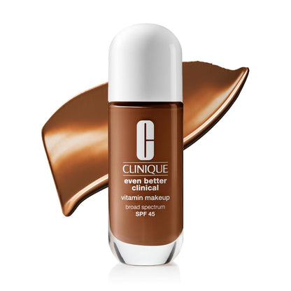 Clinique Even Better Clinical Vitamin Makeup Broad Spectrum SPF 45 With Vitamin C, Vitamin E + Vitamin B3 | Light Coverage + Vibrant Finish