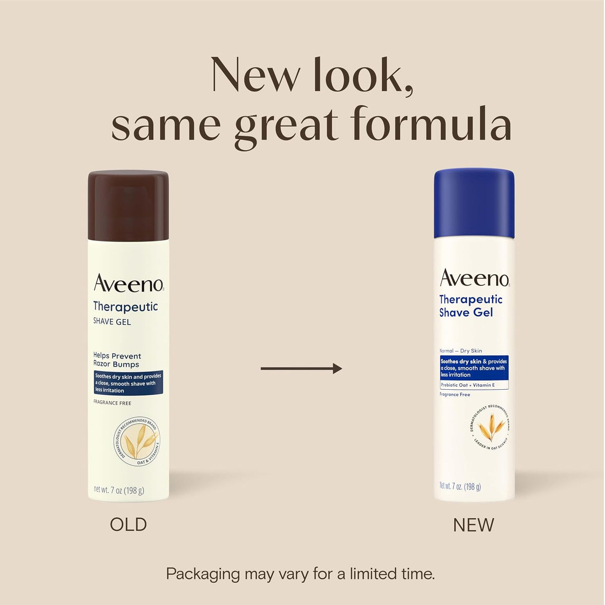 Aveeno Therapeutic Shave Gel for Women & Men, Fragrance-Free, 7 oz