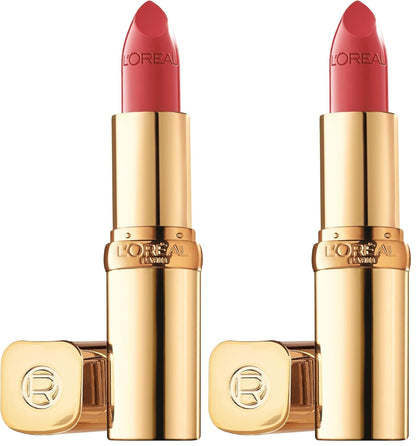 L’Oréal Paris Colour Riche Original Creamy, Hydrating Satin Lipstick with Argan Oil and Vitamin E, Everbloom, 1 Count (Pack of 2)