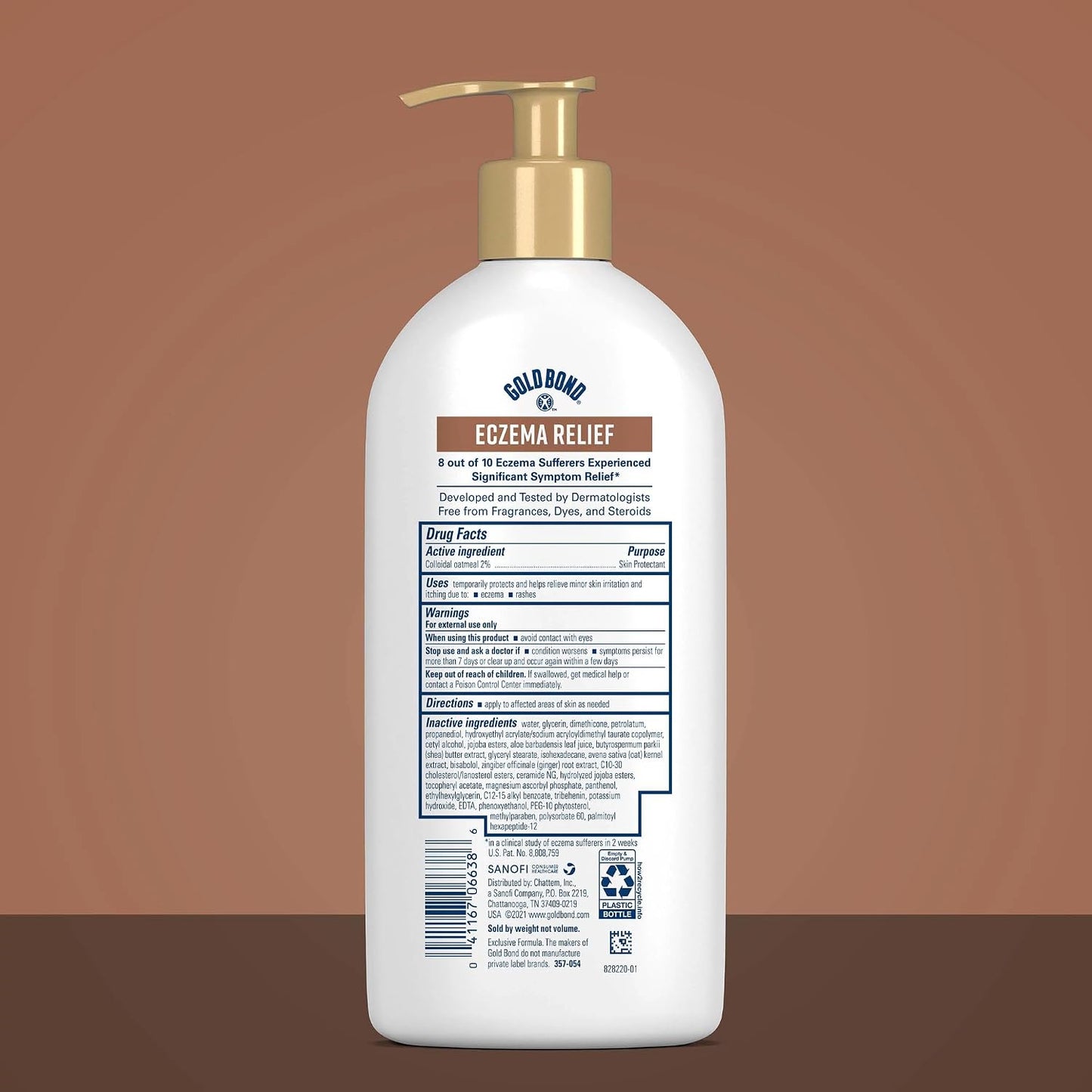 Gold Bond Medicated Eczema Relief Skin Protectant Lotion, 14 oz | Relieves 5 symptoms related to eczema, Accepted by National Eczema Association, steroid-free