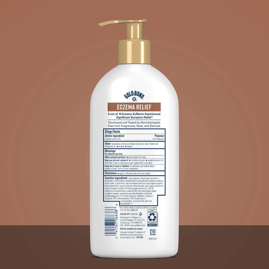 Gold Bond Medicated Eczema Relief Skin Protectant Lotion, 14 oz | Relieves 5 symptoms related to eczema, Accepted by National Eczema Association, steroid-free